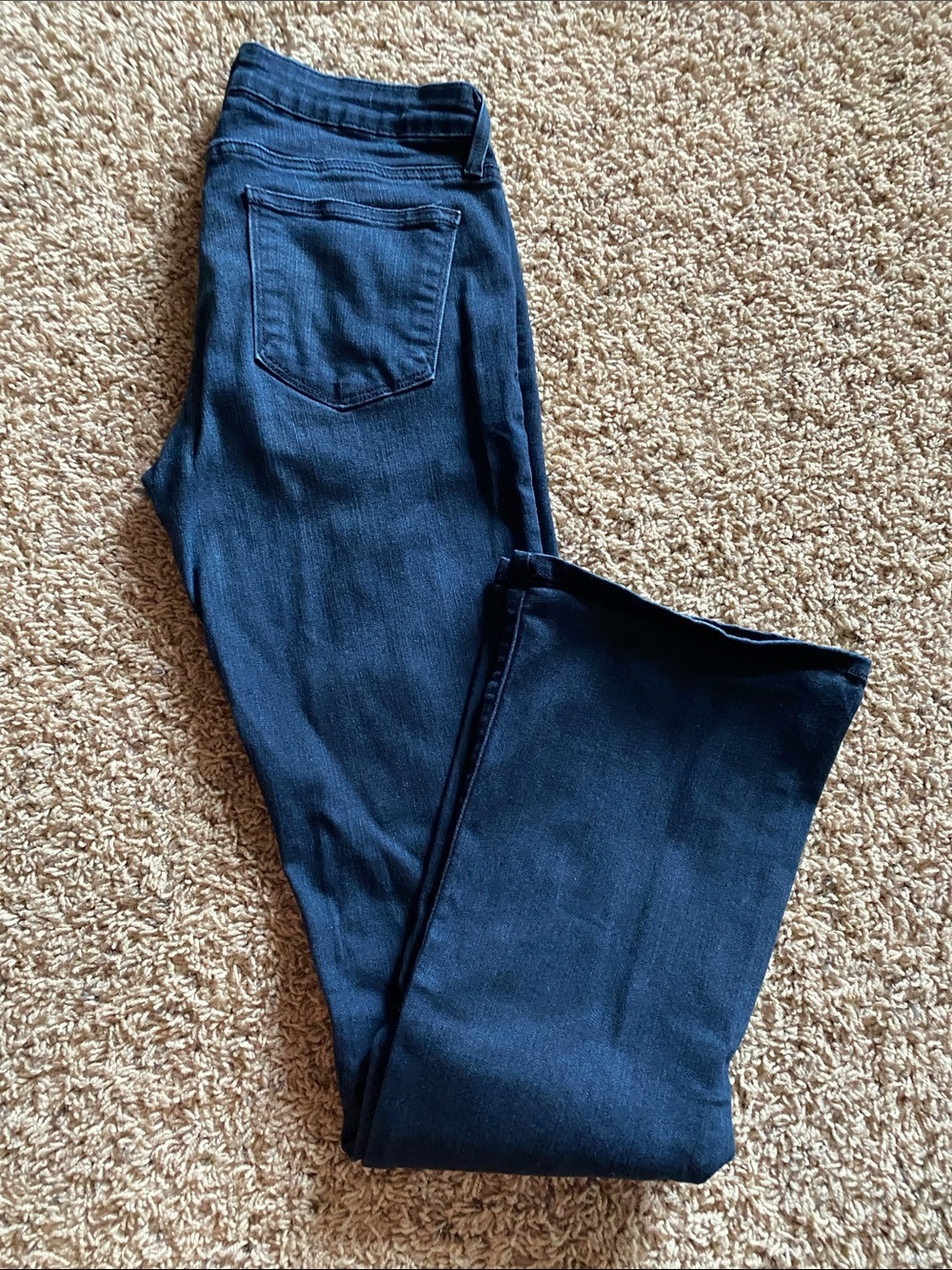 Just Black Women's Dark Blue Flare stretch Jeans
